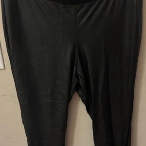 Torrid faux leather leggings size 2